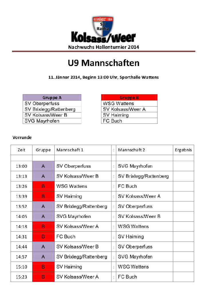 Turnierplan U9 Turnier Kolsass-Weer 2014 HP1