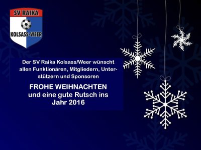 Weihnachten Fußball 2016